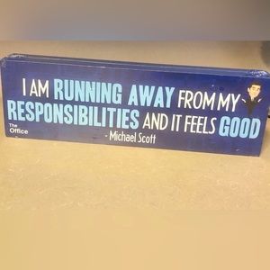 The Office Michael Scott box sign- NEW!